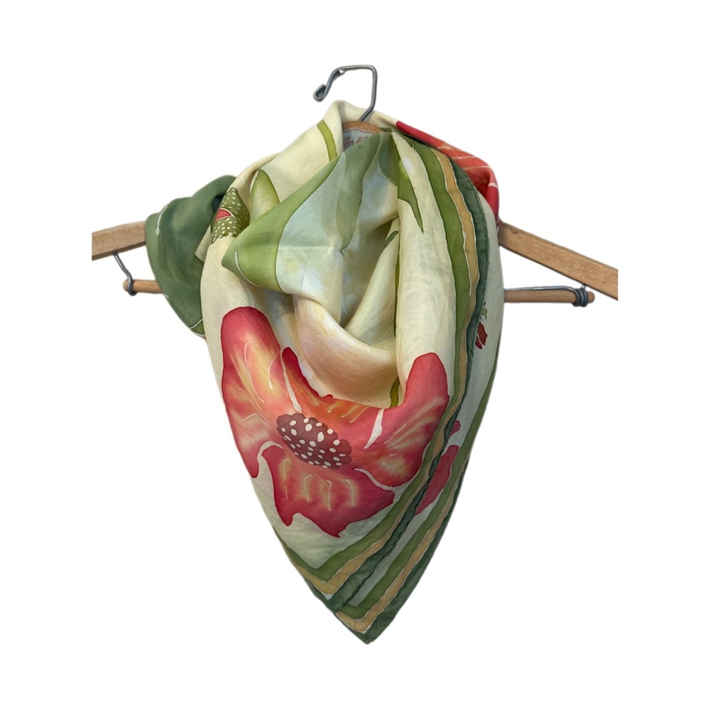 Vintage Floral Scarf - Multicolor